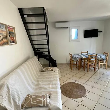 T3 Climatisee Pour 6 Avec Piscine Et Parking Au Cap D'agde - Fr-1-607-239 *
