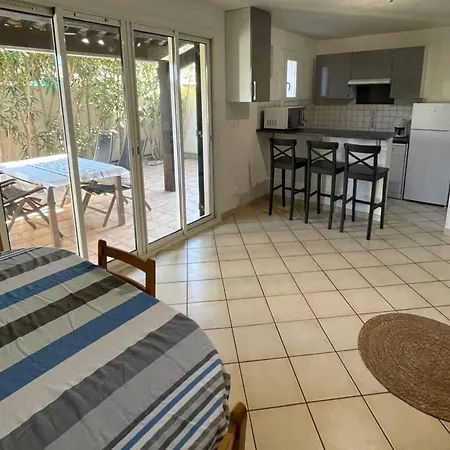 T3 Climatisee Pour 6 Avec Piscine Et Parking Au Cap D'agde - Fr-1-607-239 Σπίτι διακοπών